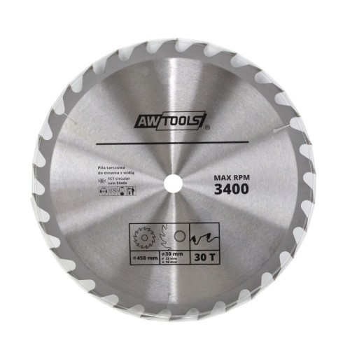 AWTOOLS PIŁA TARCZOWA WIDIOWA 350x30/22/16x40z - 2153005