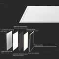 Panel LED V-TAC 29W 600x600 PMMA 137Lm/W VT-6129 4000K 3960lm - 2094423
