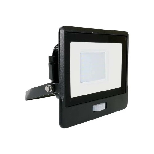 Projektor LED V-TAC 30W SAMSUNG CHIP Czujnik Ruchu Czarny Z MUFĄ VT-138S 3000K 2340lm 5 Lat Gwarancji - 2160939
