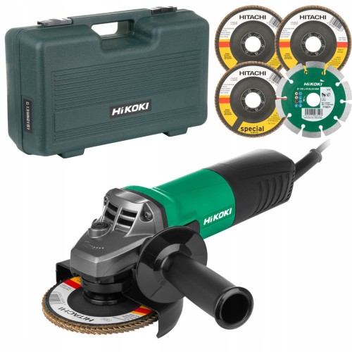 szlifierka kątowa 125mm, 900w,3x t.listk,1x t.diament, kufer - 2316127