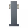 Słupek ogrodowy V-TAC VT-1155-1 30cm 2x gniazdka elektryczne 2x 16A 3600W IP44 (SKU 8820) Szary - 2262258