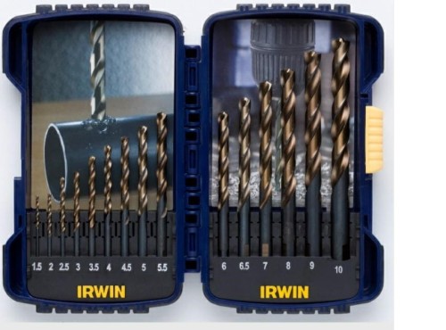 IRWIN ZESTAW 15szt. TURBOMAX 1.5mm, 2mm, 2.5mm, 3mm, 3.5mm, 4mm, 4.5mm, 5mm, 5.5mm, 6mm, 6.5mm, 7mm, 8mm, 9mm, 10mm - 2251643