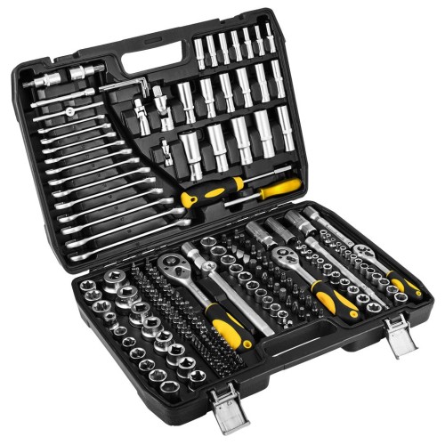Zestaw kluczy 219 elementów 1/2", 3/8", 1/4" - 2317217