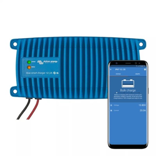 Niebieska inteligentna ładowarka IP67 12/25 (1+Si) - 2311013