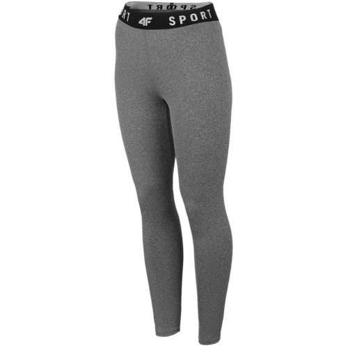 Legginsy funkcyjne damskie 4F średni szary melanż H4Z22 SPDF351 24M L - 2318104