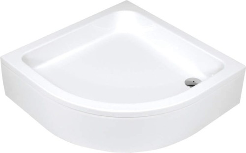 Brodzik akrylowy półokrągły 80 cm - 2329114