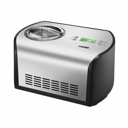 Unold 48865 maszyna do lodów Kompresor ro robienia lodów 1,2 l 135 W Czarny, Stal nierdzewna - 2329351