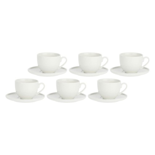 LA PORCELLANA BIANCA CORTE Zestaw 6 filiżanek do kawy ze spodkiem 80 ml - 2240179