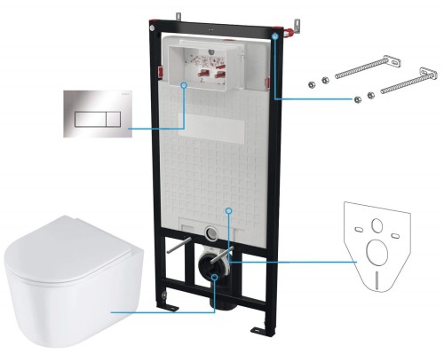 Zestaw WC podtynkowy 6 w 1 - 2258900