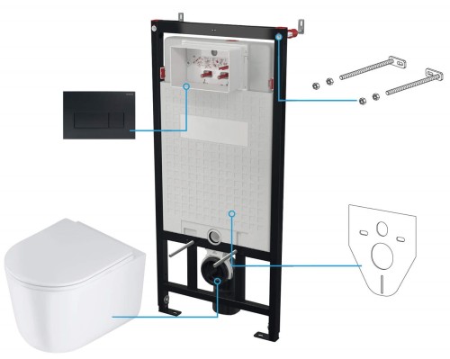 Zestaw WC podtynkowy 6 w 1 - 2278333
