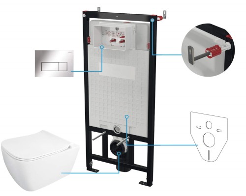 Zestaw WC podtynkowy 6 w 1 - 2329705