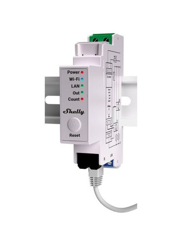 Shelly - Szyna DIN - "Pro EM 50A" - licznik energii elektrycznej - w zestawie 2x 50A funkcja pomiaru terminali - WLAN - LAN - 2329921