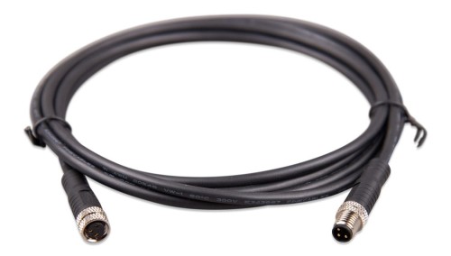Victron Energy M8 circular connector Male/Female 3 pole cable 2m - 1778075