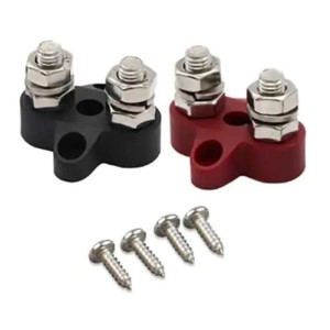 Victron Energy  Dual Terminal Stud M8-linked set (1 red/1 black)