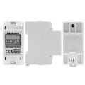 QOLTEC LICZNIK ZUŻYCIA ENERGII JEDNOFAZOWY NA SZYNĘ DIN | 230V | LCD | 2P - 1531542