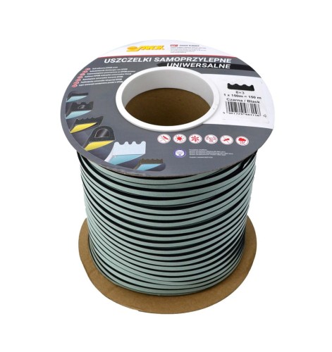 USZCZELKA DGP 8x3 CZARNA  150mb - 2114430
