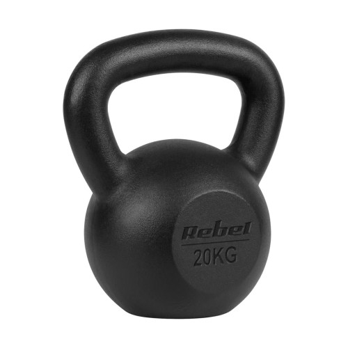 Kettlebell żeliwny 20kg, REBEL ACTIVE - 2254074