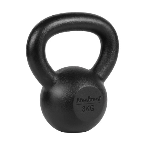 Kettlebell żeliwny 8kg, REBEL ACTIVE - 2254073