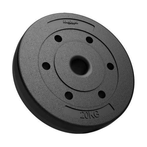 Obciążenie bitumiczne 20kg, otwór 51mm - do sztang olimpijskich, REBEL ACTIVE - 2254099