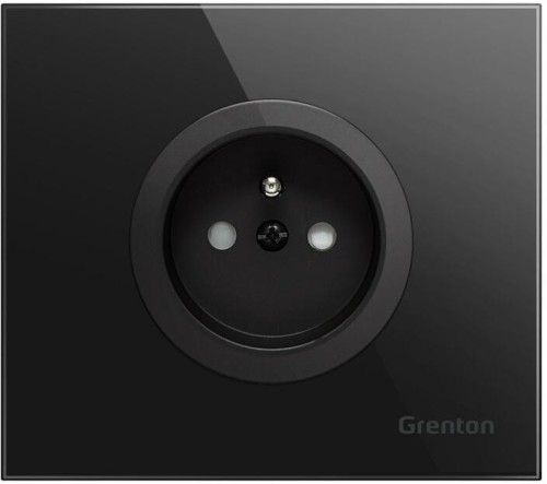 Gniadko typ F SOCKET czarne Grenton - 2326621
