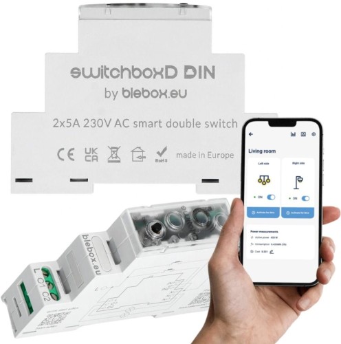 BLEBOX - switchboxD DIN DO MONTAŻU NA SZYNIE DIN - 2326619