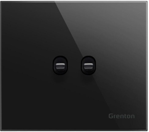 Przycisk podwójny SWITCH czarny Grenton - 2326624