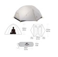 Naturehike Namiot Mongar 2 210T NH17T007-M-Forest Green - 2260067