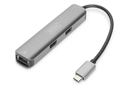 Digitus Stacja dokująca USB-C™, 5-portowa - 1890703