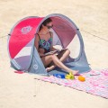 Namiot plażowy samorozkładający NILS CAMP NC3142 Czerwono-szary - 2131109