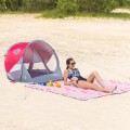 Namiot plażowy samorozkładający NILS CAMP NC3142 Czerwono-szary - 2131108
