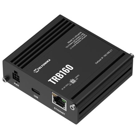 Gateway Teltonika TRB160 Brama IoT LTE Cat 6, 1x RJ45 1000Mb/s, IP30 - 2335183