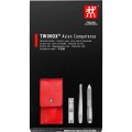 Zestaw do manicure ZWILLING 97119-002-0 Twinox – czerwone, skórzane etui, 3 elementy - 748913