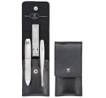 Zestaw do manicure ZWILLING 97119-004-0 Twinox – czarne, skórzane etui, 3 elementy - 2314183