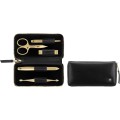 Zestaw do manicure ZWILLING Twinox Gold Edition 97748-004-0 – czarne skórzane etui 5 elementów - czarny - 1890272