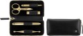 Zestaw do manicure ZWILLING Twinox Gold Edition 97748-004-0 – czarne skórzane etui 5 elementów - czarny - 1297379