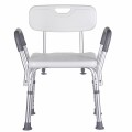 Taboret prysznicowy z oparciem i uchwytami - 2280225