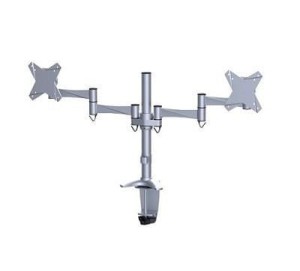 Uchwyt do ekranów Neomounts FPMA-D1330DSILVER biurkowy 10"-27" max VESA 100x100 max 9 kg Silver