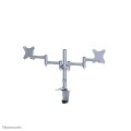 Neomounts FPMA-D1330DSILVER uchwyt / stojak do monitorów 68,6 cm (27") Biurko Srebrny - 2332065
