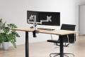 Neomounts FPMA-D1330DSILVER uchwyt / stojak do monitorów 68,6 cm (27") Biurko Srebrny - 2332066