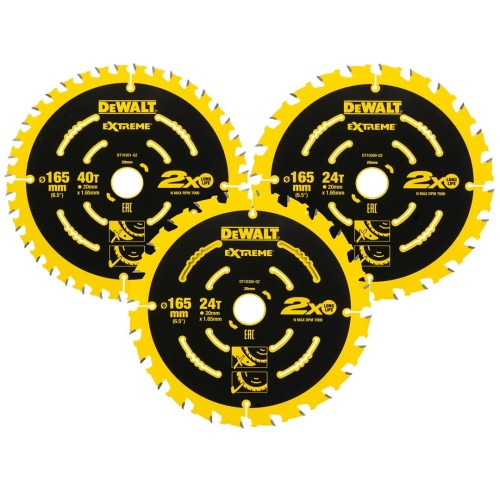 DeWALT DT10397-QZ ostrze do piły tarczowej 3 szt. - 1919828