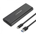 Obudowa/kieszeń Qoltec do dysków M.2 SATA SSD | NGFF | USB typ C - 1531726