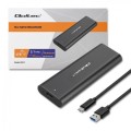 Obudowa/kieszeń Qoltec do dysków M.2 SATA SSD | NGFF | USB typ C - 1531717