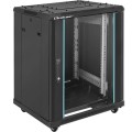 Szafa RACK Qoltec 19" | 15U | 600 x 600 x 855 | Stalowa obudowa - 2008490