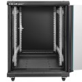 Szafa RACK Qoltec 19" | 15U | 600 x 600 x 855 | Stalowa obudowa - 2008491