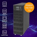 Zasilacz awaryjny UPS Qoltec 6kVA | 6000W | Power Factor 1.0 | LCD | EPO | USB | On-line - 1971989