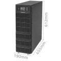 Zasilacz awaryjny UPS Qoltec 6kVA | 6000W | Power Factor 1.0 | LCD | EPO | USB | On-line - 1971998