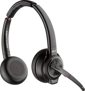Poly Savi 8220-M Office Stereo DECT 1880-1900 MHz Headset EMEA - INTL English Loc  Euro plug