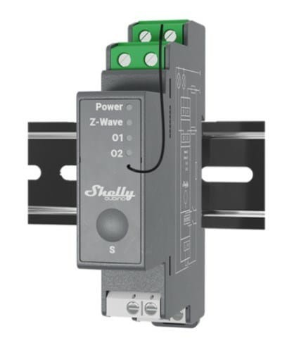 Shelly · Hutschiene·"Wave Pro 2"· Relais· max. 25A· 2 Phasen· 2x 16A· - 2329917