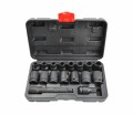 AW ZESTAW NASADEK UDAROWYCH 1/2" 15cz  KRÓTKIE BLACK LINE - 2154148
