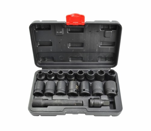 AW ZESTAW NASADEK UDAROWYCH 1/2" 15cz  KRÓTKIE BLACK LINE - 2154148